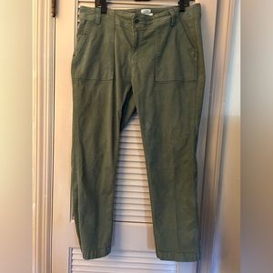 LL Bean Favorite fit Green pants, 14 Petite